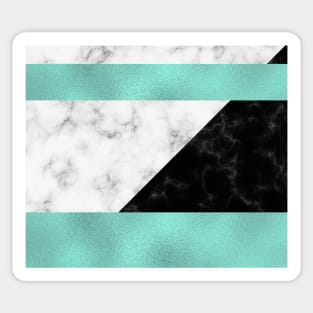 Mint marble X Sticker